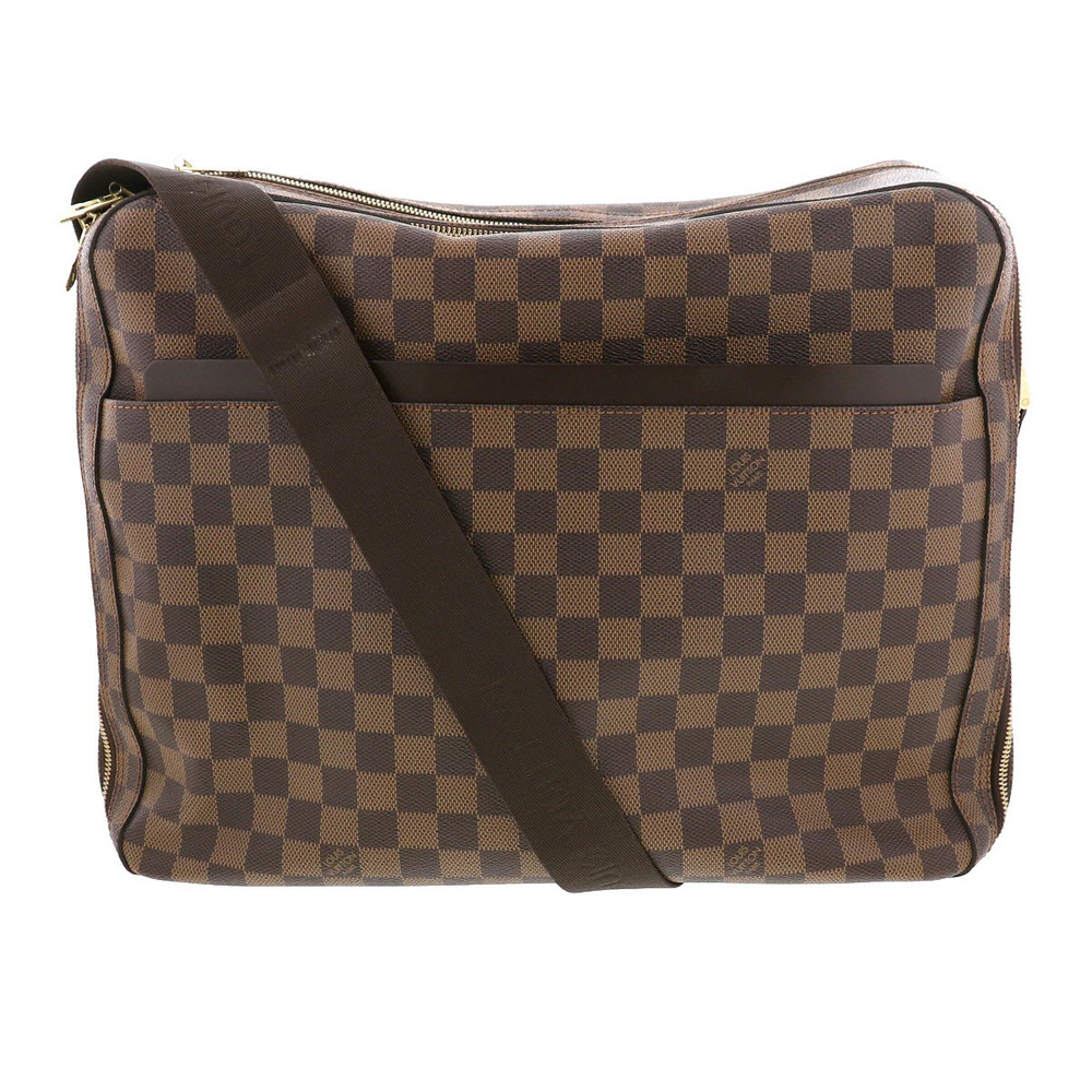 LOUIS VUITTON Dorso Duro Bag Shoulder Messenger Damier Ebene Brown